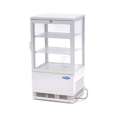 Maxima Lednice s vitrínou 43 cm - 58 l - bílá |  09400800